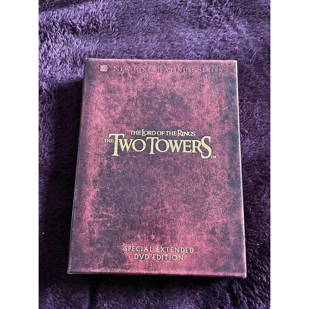 The Lord of the Rings: The Two Towers (DVD, 2003, 4-Disc Set, Platinum Series...